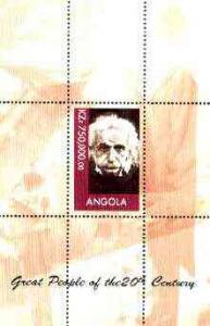 Angola 1999 Great People of the 20th Century - Albert Ein...