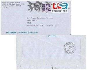 United States Prominent Americans 15c USA Birds in Flight Air Letter 1974 U.S...