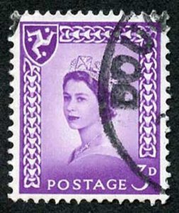 IOM SG2a 3d Deep Lilac on Chalky Paper Fine used cat from 6.50 pounds