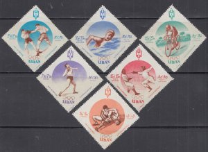 LEBANON SC# B13-5,CB12-4 CPL MNH 17th ROME OLYMPIC GAMES