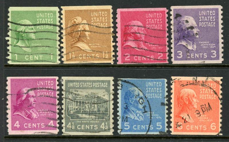 USA 839-846 Used