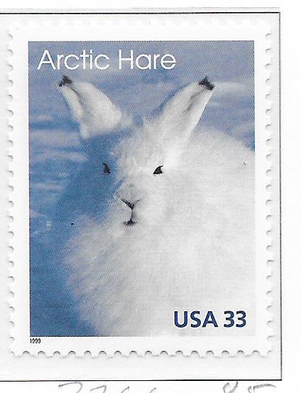 US#3288 $0.33 Arctic Hare - Arctic Animals (MNH) CV $0.85