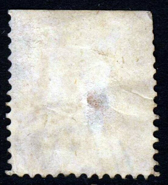 HONG KONG Queen Victoria 1864 8c. Brownish-Oranga Wmk Crown CC SG 11a FLAWS