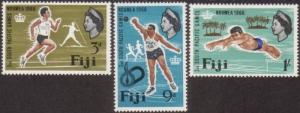 Fiji 1966 SG356-358 South Pacific Games set MNH
