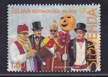 Slovenia  #776   used   2009  Selma Carnival costumes