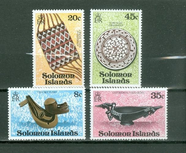 SOLOMON ISL 1979  ARTS #385-388 SET MNH...$1.20