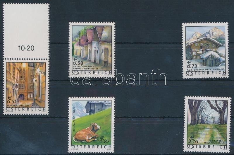 Austria stamp Landscapes set 2002 MNH Mi 2363-2367 WS216225