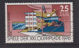 German Democratic Republic DDR #1724  used 1976 Olympic Games 25pf