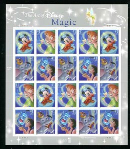 4192 - 4195 Disney Magic 41¢ Sheet of 20 Stamps 2006