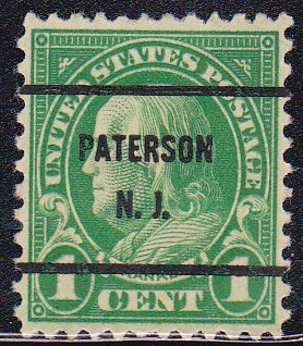 Precancel - Paterson, NJ PSS 632-61 - Bureau Issue