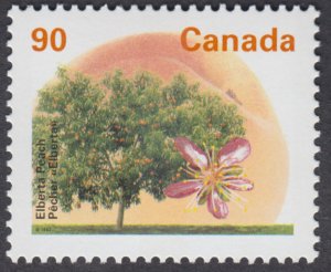 Canada - #1374 Elberta Peach Tree, GT3 Tagged, CBN Printing - MNH