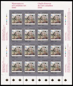 Canada Scott 1271 Full Pane, Ashton-Potter, Slater Paper (1990) Mint NH VF M