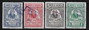 Venezuela 428-431 Columbus set Used
