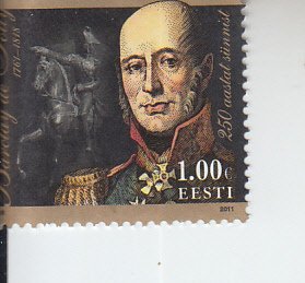 2011 Estonia Michael Andreas Barclay de Tollv (Scott 686) MNH