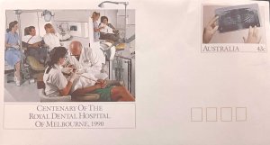 C) 1990, AUSTRALIA, FDC, CENTE OF THE MELBOURNE CLINICAL DENTAL HOSPITAL. XF.