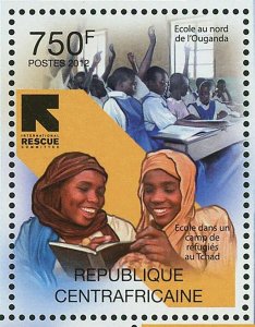 International Rescue Committee Stamp Refugees Schools Camps S/S MNH #3557-3560 