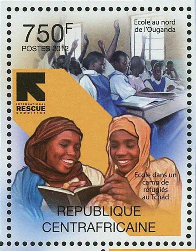 International Rescue Committee Stamp Refugees Schools Camps S/S MNH #3557-3560 
