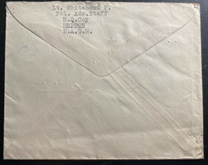 1946 Polish Admin Staff OAS Field PO In England Airmail Cover To London 