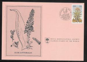 Just Fun Cover South West Africa #478 FDC Royal Horticultural Society. (my5399)