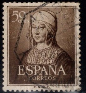 Spain Scott 781 Used Queen Isabella stamp