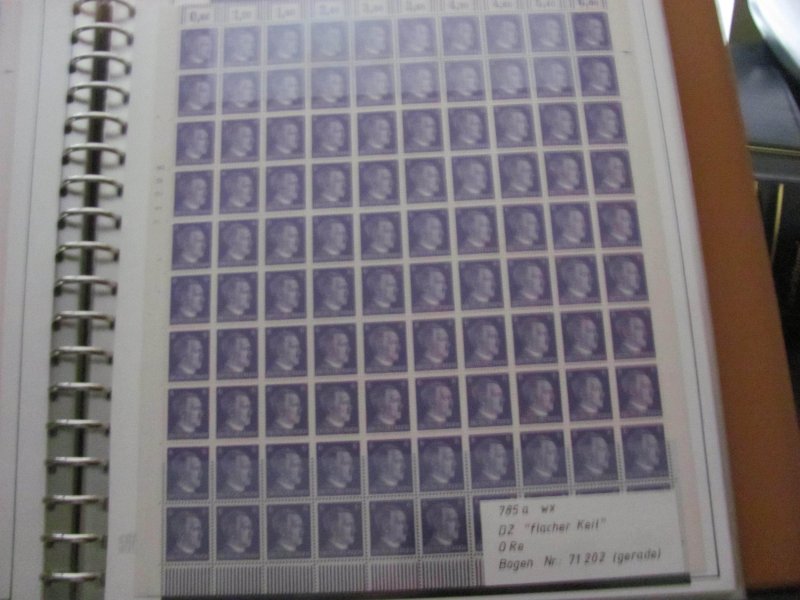 Germany 1941-44 MNH HITLER ALBUM ALMOST EVERY POSSIBILITY UNIQUE 63 PICTURE(118)