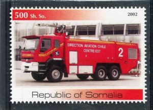 Somalia 2002 FIRE ENGINES 1 value Perforated Mint (NH)