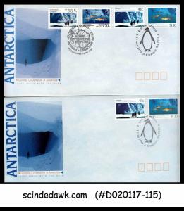 AUSTRALIA / USSR / RUSSIA - 1990 Scientific Cooperation in ANTARCTICA - FDC 2nos
