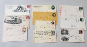 10 - ERIE, Pennsylvania Covers from 1870's - 1908 (HS911)