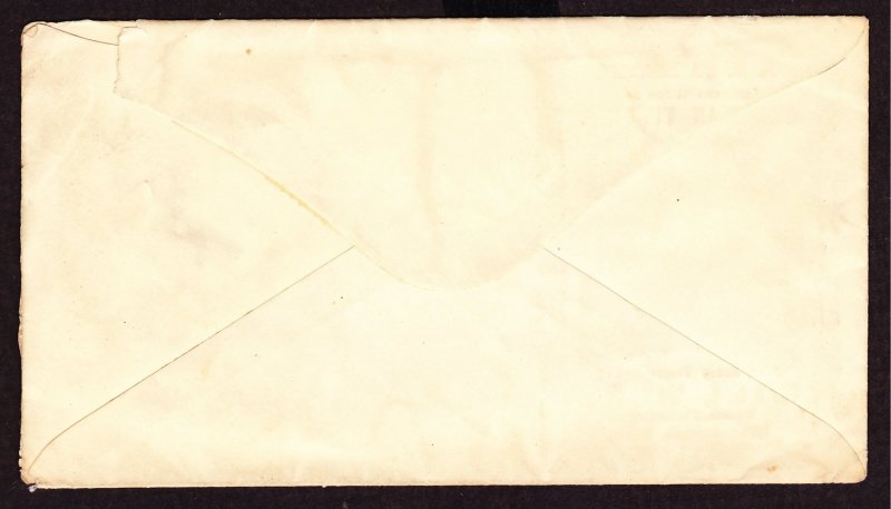 Cover, 1863, Scott 65, Winchendon, MA, American Turbine Illust Advert, Enclosure