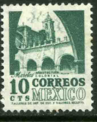 MEXICO 876a, 10cents 1950 Definitive 6th Printing wmk 300 MINT, NH F-VF.