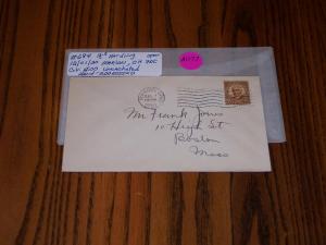 #684, None, FDC, Harding, HA