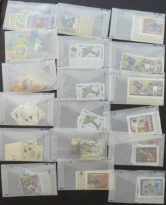 EDW1949SELL : BHUTAN Nice Very Fine Mint NH collection of all Cplt sets Cat $131