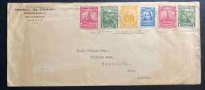 1935 Barranca Colombia Tropical Oil Company Cover To Ramsgate England