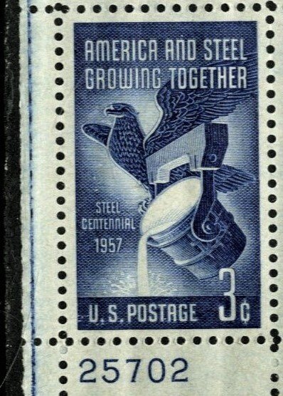 United States - SC #1090 - MINT NH PLATE BLOCK OF 4  - 1957 - Item USA4078