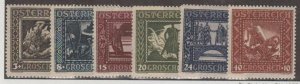 Austria Scott #B71-B76 Stamp - Mint Set