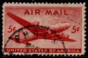 US Stamps #C32 USED AIR POST ISSUE