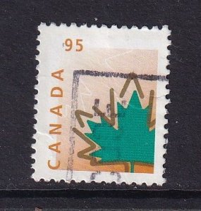 Canada  #1686 used 1998 maple leaves 95c