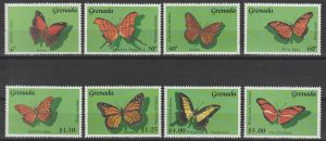 GRENADA 1989 SG 2044/9 + MS 2050 MNH Cat £20