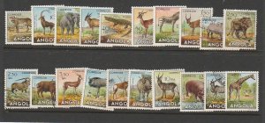 ANGOLA #362-81 MINT/USED COMPLETE #362-9, 375, 377-9, 381 MINT HINGED