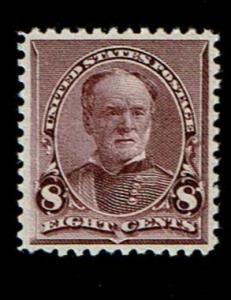 Scott #225 XF-OG-VLH.