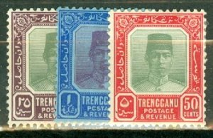 JE: Malaya Trengganu 20-36 most mint a few no gum (25 used) 37 N/C CV $195