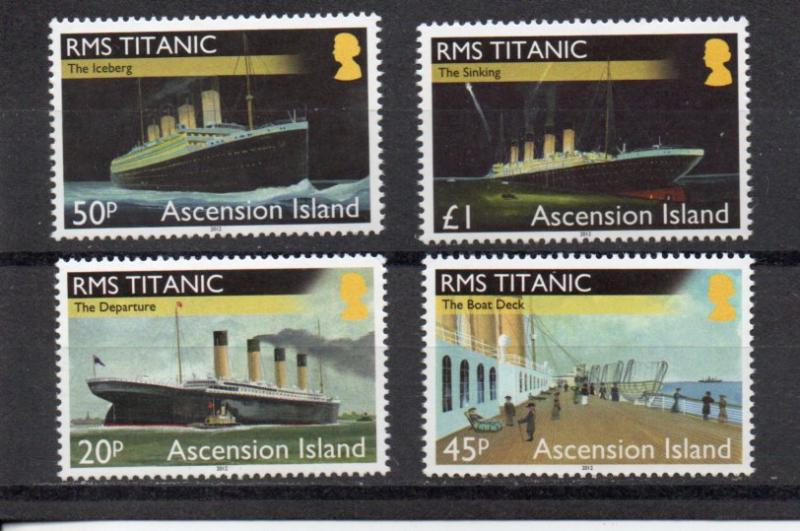 Ascension 1055-1058 MNH