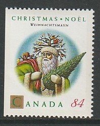 1992 Canada - Sc 1454as - MNH VF - 1 single - Christmas - Weihnachtsmann