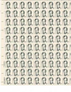 Thomas H. Gallaudet 20c US Postage Sheet 1861 VF MNH