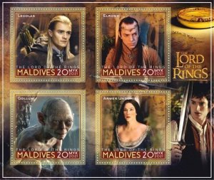 Stamps. Cinema. The Lord of the Rings 2021 year 1+1 sheets perforated MNH**