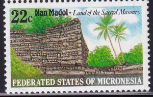 US 45,C16-18 Trust Territories Micronesia NH VF Ruins