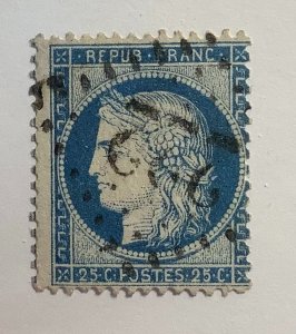 France 1871 Scott 58a used - 25c, Ceres