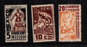 Mexico  737-739   MH   cat $ 7.20 111