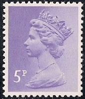 Great Britain #630 5P Elizabeth Mint OG NH EGRADED XF 93 XXF