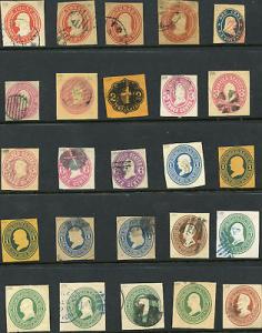 312 PCS. USED/MINT CUT SQ. COLLECTION BM1880